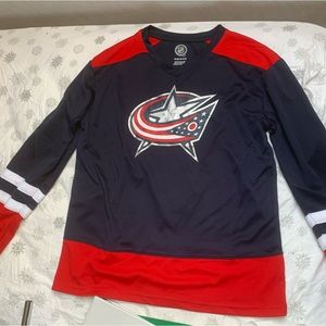 Columbus Blue Jackets Jersey Style Top - Children’s Size XL